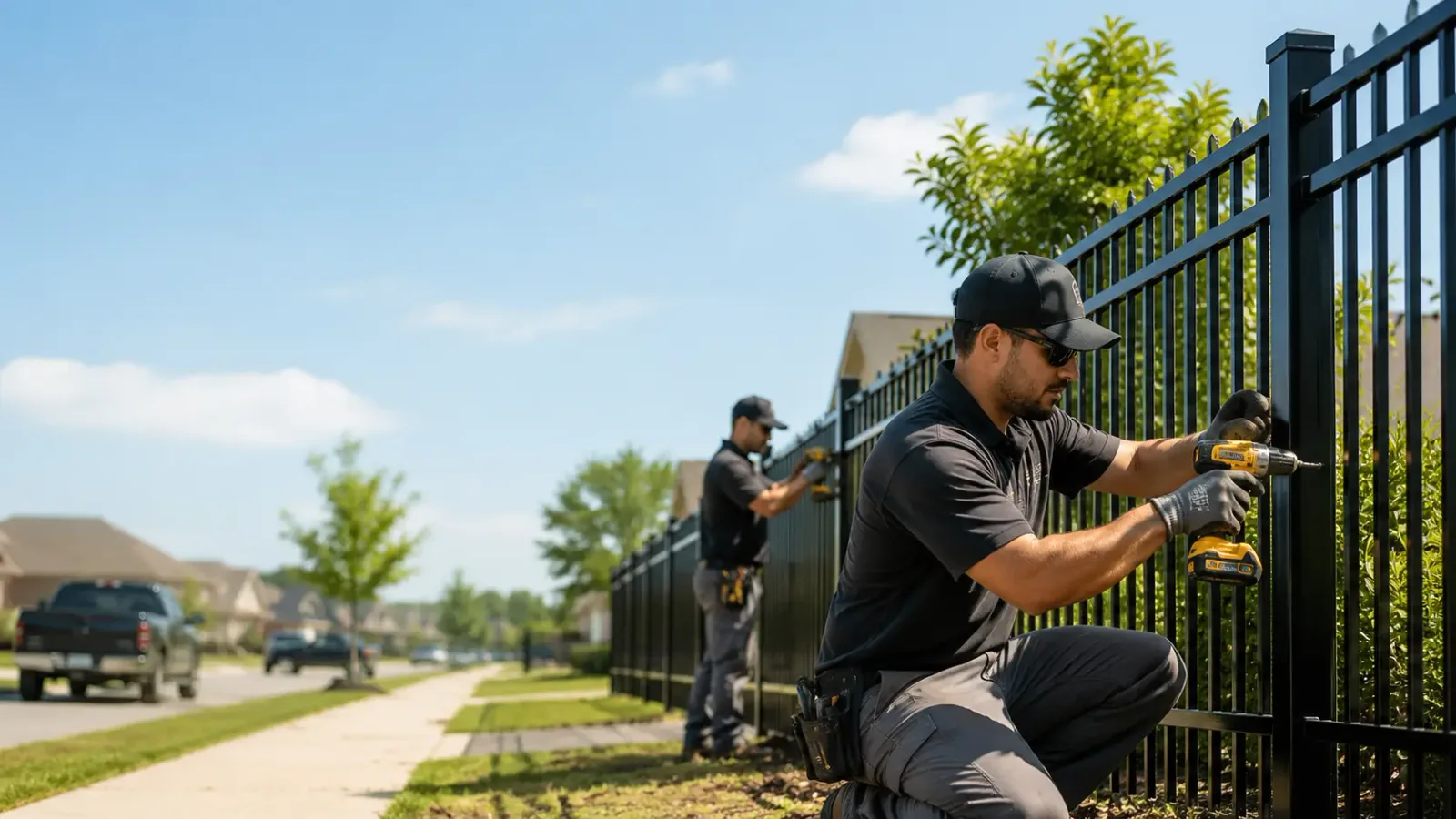 Metal Fence Installation in Midway, AR